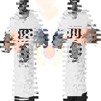 Miller Lite Dad A Fine Firefighter And Patriot Father S Day Shirt Men V-Neck Tshirt - Thegiftio