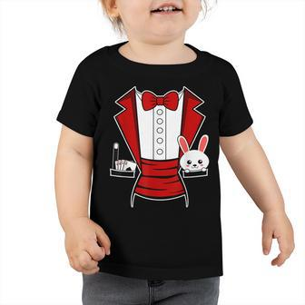 Kids Adult Halloween Magician Costume Tuxedo Magic Show Men Toddler Tshirt - Thegiftio UK
