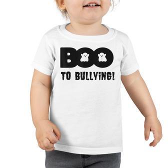 Anti-Bullying Unity Day Orange Boo To Bullying Kid Halloween Toddler Tshirt - Thegiftio UK