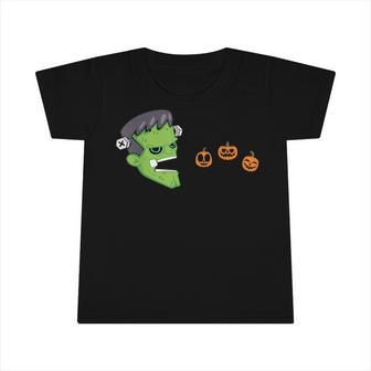 Halloween Frankenstein Eating Ghost Gamer Men Women Kids V2 Infant Tshirt - Thegiftio UK