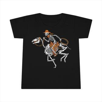 Skeleton Cowboy Riding Horse Halloween Rider Costume Men V5 Infant Tshirt - Thegiftio UK