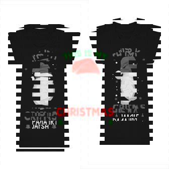 Volleyball Christmas Pajama Girl Kid Toddler Santa Hat Infant Tshirt - Thegiftio UK