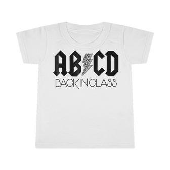 Abcd Back In Class Leopard Back To School Teacher Student Infant Tshirt - Thegiftio UK