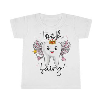 Cute Tooth Fairy Halloween Costume Dentist Th Girls Kids Infant Tshirt - Thegiftio UK