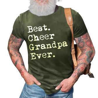 Best Cheer Grandpa Ever Funny Cheerleader Grandfather Gift For Mens 3D Print Casual Tshirt - Seseable
