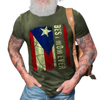 Best Puerto Rican Mom Ever Puerto Rico Flag Mothers Day 3D Print Casual Tshirt - Seseable