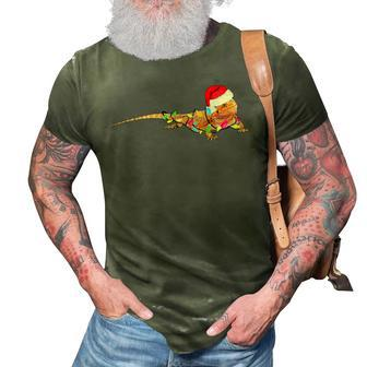 Christmas Funny Bearded Dragon For Mom Dad Kids 3D Print Casual Tshirt | Mazezy