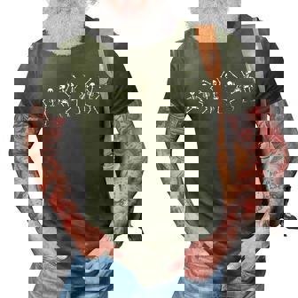 Dabbing Skeleton Halloween For Boys Kids Girl Dad Costume 3D Print Casual Tshirt | Mazezy