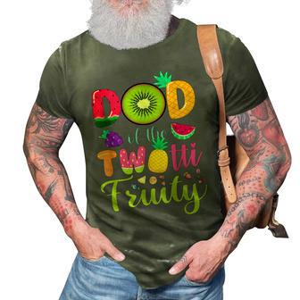 Dad Of The Twotti Frutti 2Nd Birthday Fruity Family Matching Gift For Mens 3D Print Casual Tshirt | Mazezy