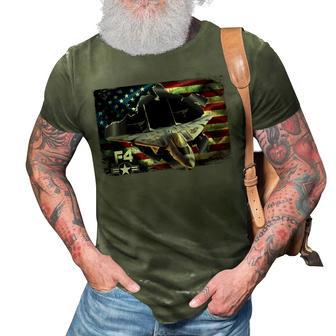 F4 Phantom Ii Air Force Military Veteran Pride Us Flagusaf 3D Print Casual Tshirt | Mazezy