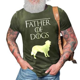 Father Of Dogs Cute Gifts For Dog Daddy Fathers Day Gift 3D Print Casual Tshirt | Mazezy