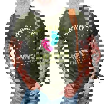 Gender Reveal Poppa Baby Shower Dad Pregnancy Announcement 3D Print Casual Tshirt | Mazezy