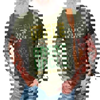 I Have Two Titles Uncle And Great Uncle Retro Vintage 3D Print Casual Tshirt | Mazezy