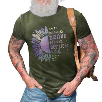 Im A Military Kid Brave Heart Resilient Soul Military Brat 3D Print Casual Tshirt | Mazezy