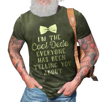 Im The Cool Dede Turkish Grandpa Fathers Day Gift Gift For Mens 3D Print Casual Tshirt | Mazezy
