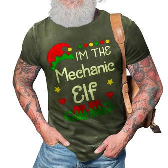 Im The Mechanic Elf Christmas Family Elf Costume 3D Print Casual Tshirt | Mazezy