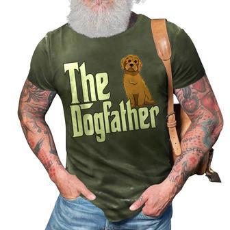 Labradoodle Dog Dad Dogfather Dogs Daddy Father 3D Print Casual Tshirt | Mazezy