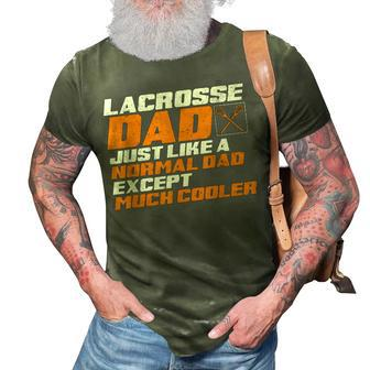 Lacrosse Dad Lax Player Father Lacrosse Training Lacrosse Gift For Mens 3D Print Casual Tshirt