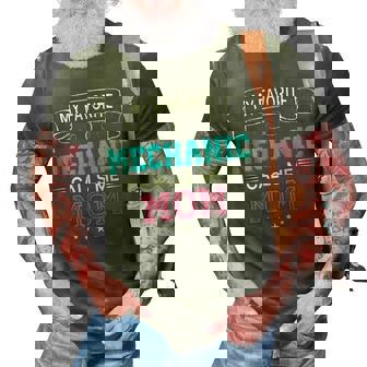 My Favorite Mechanic Calls Me Mom Mommy Mother Day 3D Print Casual Tshirt | Mazezy