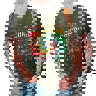 Proud Bonus Dad Of A Class Of 2023 Graduate Senior Tie Dye 3D Print Casual Tshirt | Mazezy