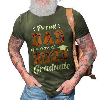 Proud Dad Of A Class Of 2023 Graduate Basketball Senior Dad 3D Print Casual Tshirt | Mazezy