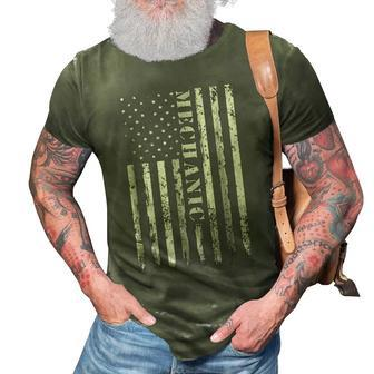 Proud Us Summer Vintage Mechanic Gift For Mens 3D Print Casual Tshirt | Mazezy