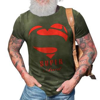 Super Aunt Superhero T Gift Mother Father Day 3D Print Casual Tshirt | Mazezy
