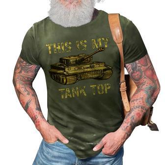 Tank Costume Top Military Soldier Uniform This Is My Gift For Mens 3D Print Casual Tshirt | Mazezy