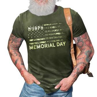 Us Military Be Patriotic Memorial Day Murph 3D Print Casual Tshirt | Mazezy