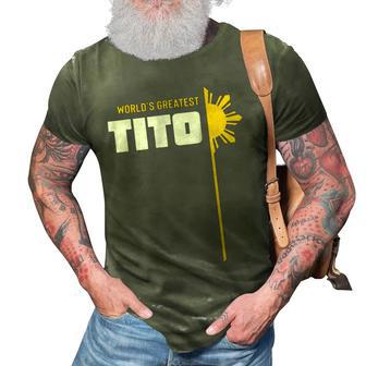 Worlds Greatest Tito Filipino Uncle T 3D Print Casual Tshirt | Mazezy