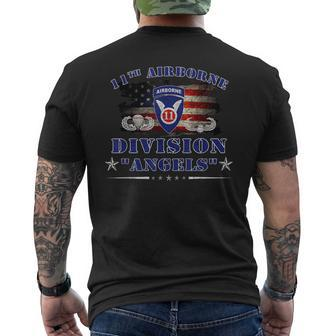 11Th Airborne Division In Alaska Us Army Vintage Men's T-shirt Back Print - Seseable