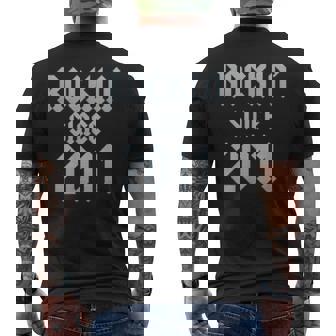 12 Year Old Classic Rock 2011 12Th Birthday Men's Back Print T-shirt | Mazezy