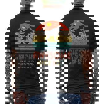 16 Year Old Dinosaur Awesome Since 2007 16Th Birthday Men's T-shirt Back Print - Seseable