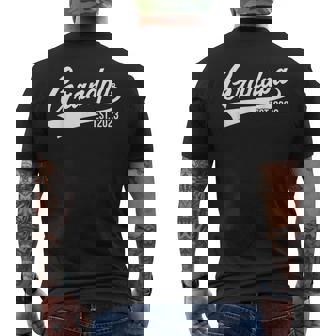 1St Time Grandpa Est 2023 New First Grandpa 2023 Men's Back Print T-shirt | Mazezy