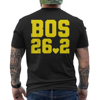 2023 Running Marathon Boston 262 Run 00 Support Staff Crew Men's Back Print T-shirt | Mazezy