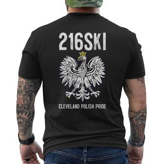 216Ski Cleveland Polish Pride Dyngus Day Men's Back Print T-shirt | Mazezy