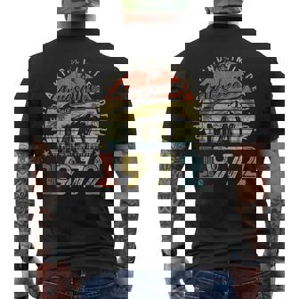 51 Year Old Awesome Since May 1972 51Th Birthday Mens Back Print T-shirt | Mazezy
