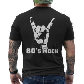 80 S Rock - 80S Rock Band Men's Back Print T-shirt | Mazezy