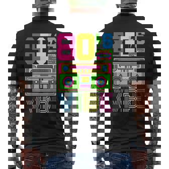80S Vibe 1980S Fashion Theme Party Outfit Eighties Costume Men's Back Print T-shirt | Mazezy