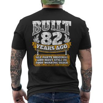 82Nd Birthday B-Day Saying Age 82 Year Joke Men's T-shirt Back Print - Thegiftio UK