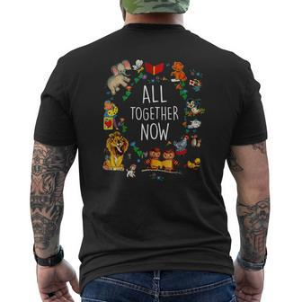 All Together Now Summer Reading Program 2023 Animal Mens Back Print T-shirt | Mazezy