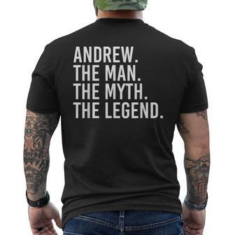 Andrew The Man The Myth The Legend Funny Gift Idea Mens Back Print T-shirt - Seseable