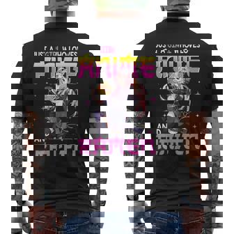 Anime And Sketching Just A Girl Who Loves Anime Mens Back Print T-shirt - Thegiftio