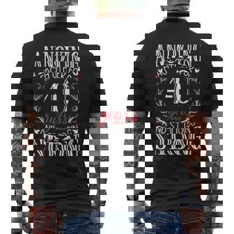 Annoying Each Other For 40 Years - 40Th Wedding Anniversary  Mens Back Print T-shirt