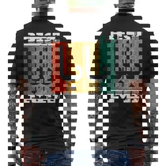 Arabic Dad Baba Muslim Dad Islam Arab Best Baba Ever Men's Back Print T-shirt | Mazezy