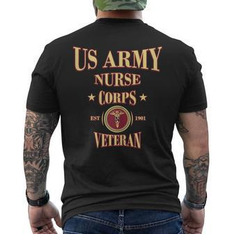 Army Nursing Army Nurse Veteran Military Nursing Gift Gift For Womens Mens Back Print T-shirt | Mazezy