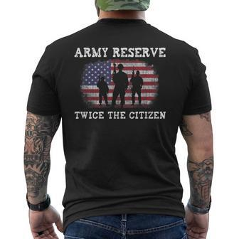 Army Reserve Twice The Citizen Men's T-shirt Back Print - Seseable