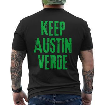 Austin Verde Soccer Football Fan Men's T-shirt Back Print - Seseable