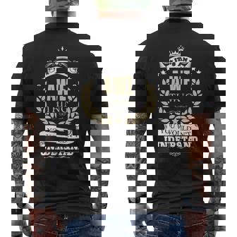 Awe Personalized Name Name Print S With Name Awe Men's T-shirt Back Print - Seseable
