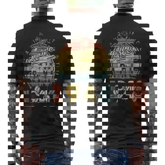 Awesome Since April 1946 77 Years Old 77Th Birthday Men's Back Print T-shirt | Mazezy